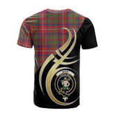 Shaw Red Modern Tartan T-shirt - Believe In Me Style